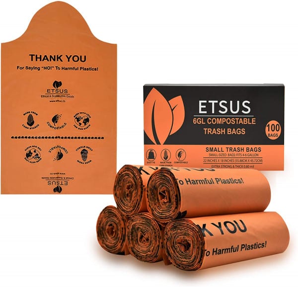 ETSUS 100% Compostable Bags