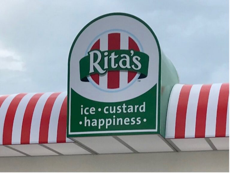 Rita's Franchise Exterior SIgn