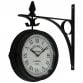 Double Sided Paddington Station Outdoor Garden Wall Clock