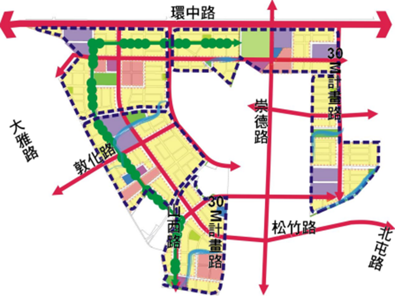 交通路網(出處:臺中市政府)