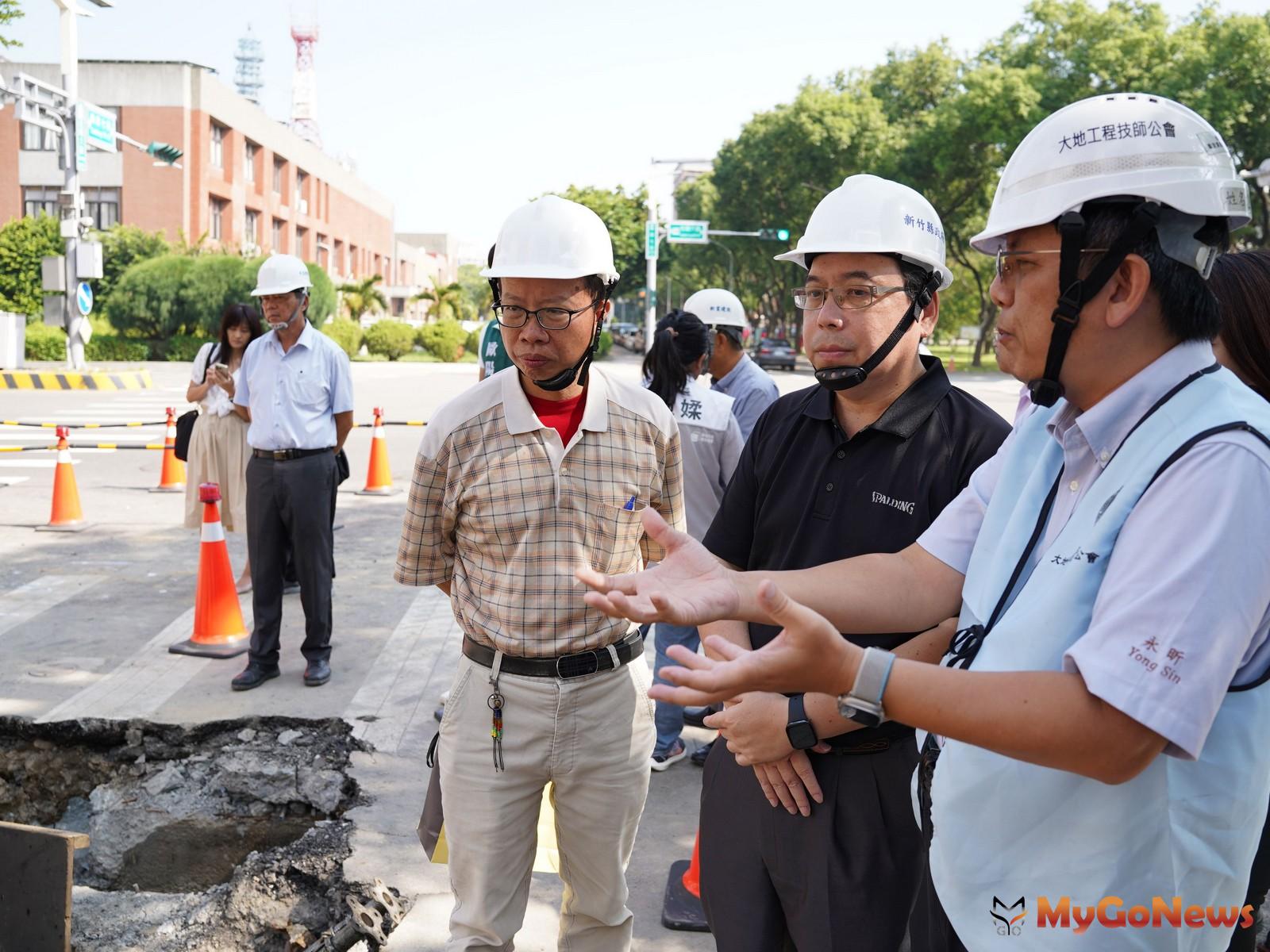 新業建設縣政七街建案三度坍塌 縣府開罰