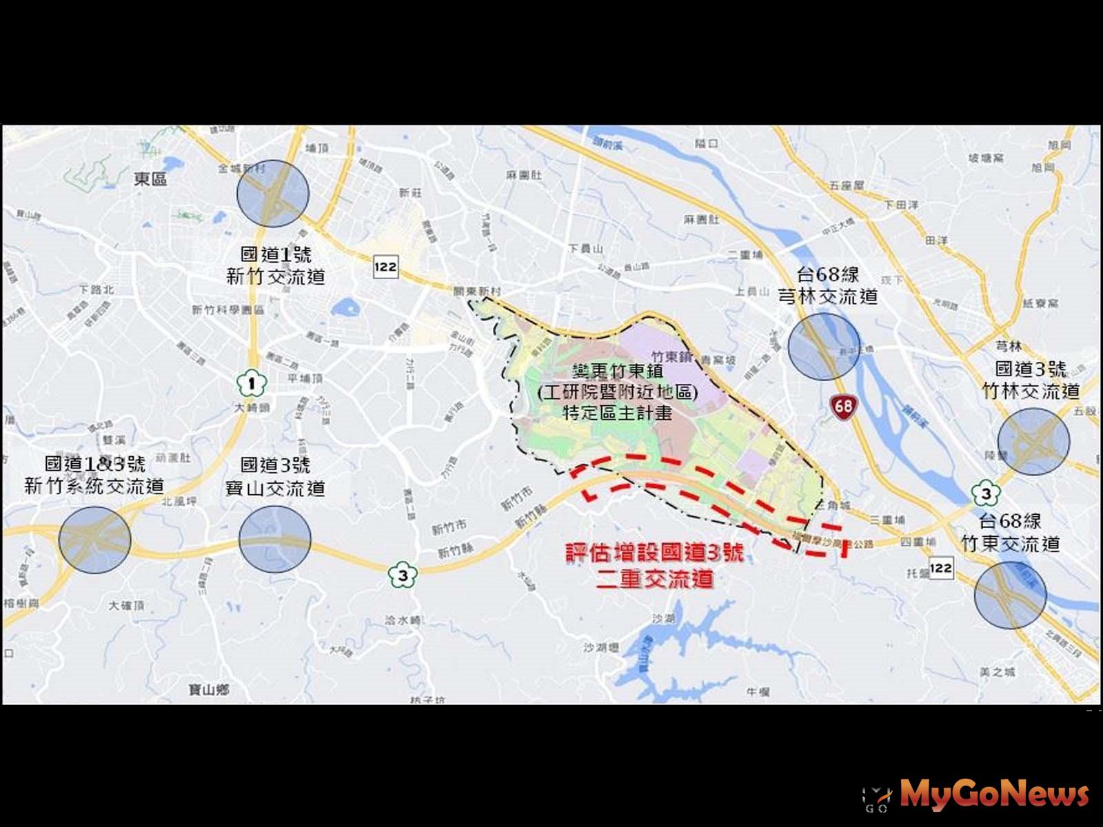 竹縣「科三」「台知」都計與區域路網多軌並進