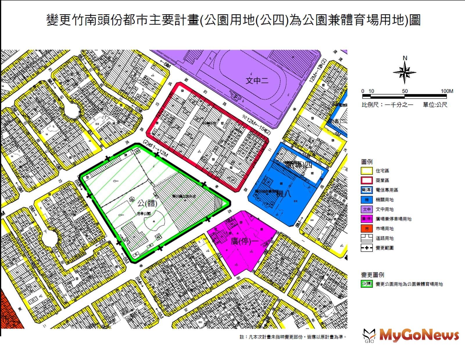 頭份市立泳池改建都市計畫個案變更