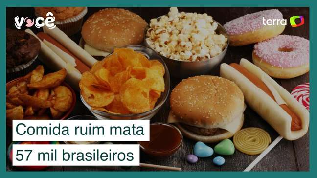 Comida ruim mata 57 mil brasileiros e custa R$ 10 bi por ano