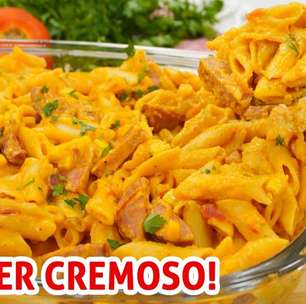 Macarrão Cremoso com Calabresa: Uma Refeição Rápida e Deliciosa