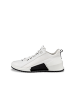 Men's ECCO® BIOM 2.0 Leather Sneaker - White - Outside