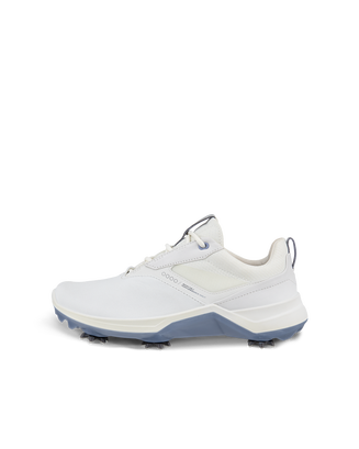 Women's ECCO® Golf BIOM G5 Leather Gore-Tex Spikes Shoe - White - Outside