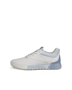 Women's ECCO® Golf S-Three Leather Gore-Tex Golf Shoe - White - Outside