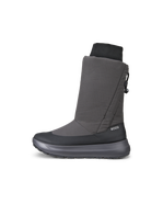 Women's ECCO® Solice Textile Gore-Tex Winter Boot - Grey - Outside