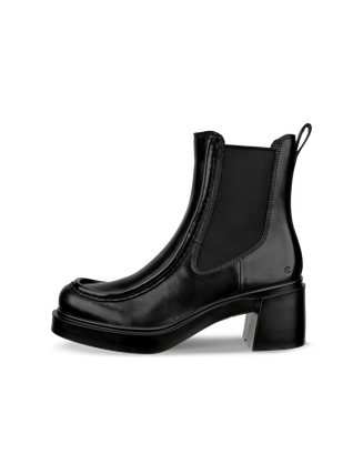 Women's ECCO® Metropole Seoul 45 Leather Chelsea Boot - Black - Outside