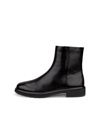 Women's ECCO® Metropole Amsterdam Leather Ankle Boot - Black - Outside