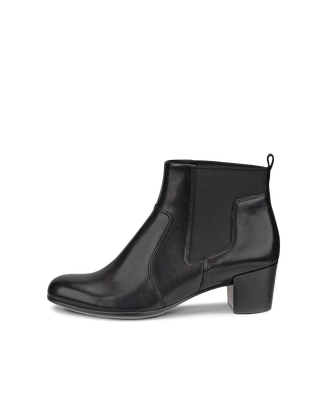 Women's ECCO® Shape 35 Leather Ankle Boot - Black - Outside