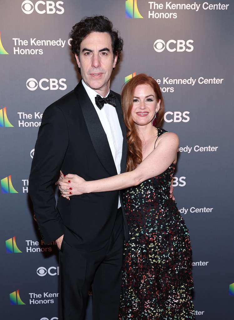 Sacha Baron Cohen and Isla Fisher