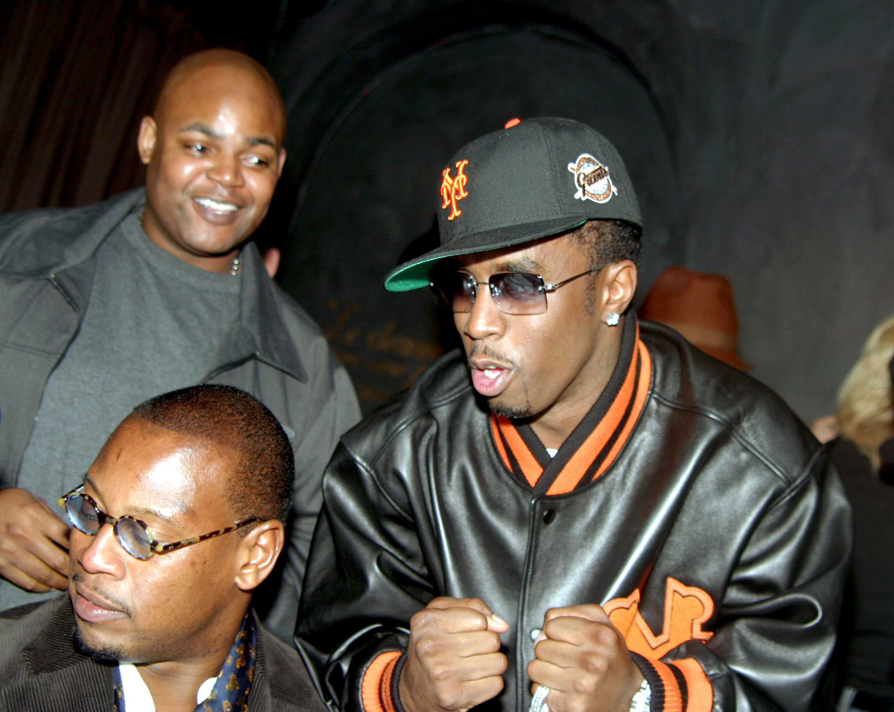 Andre Harrell, Harve Pierre and Sean "Diddy" Combs.