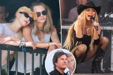 Scenes from Glastonbury Festival 2024: Cara Delevingne, Tom Cruise, Coldplay and more