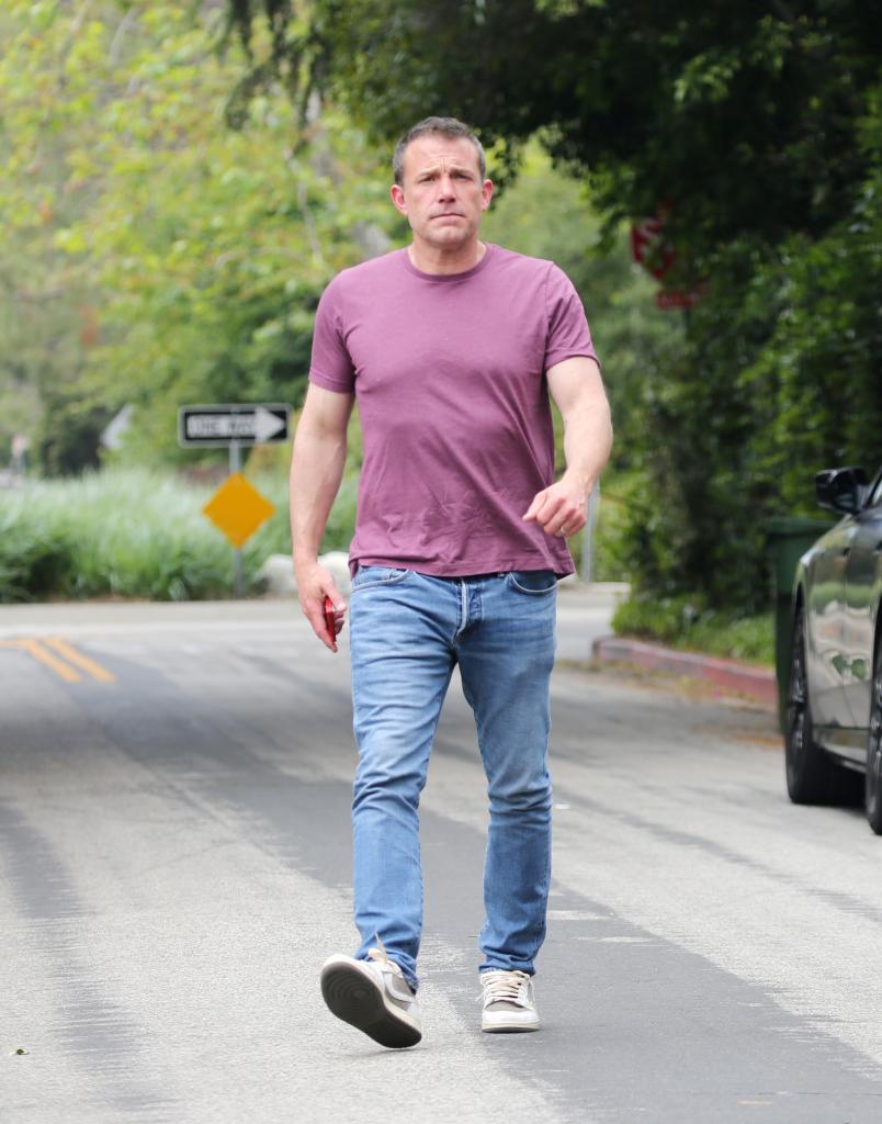 Ben Affleck walks in Los Angeles