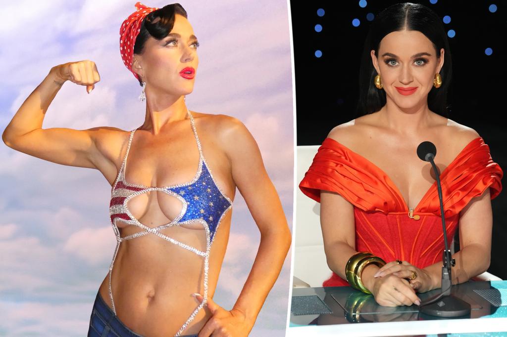 Katy Perry wears barely-there patriotic ensemble while celebrating Fourth of July