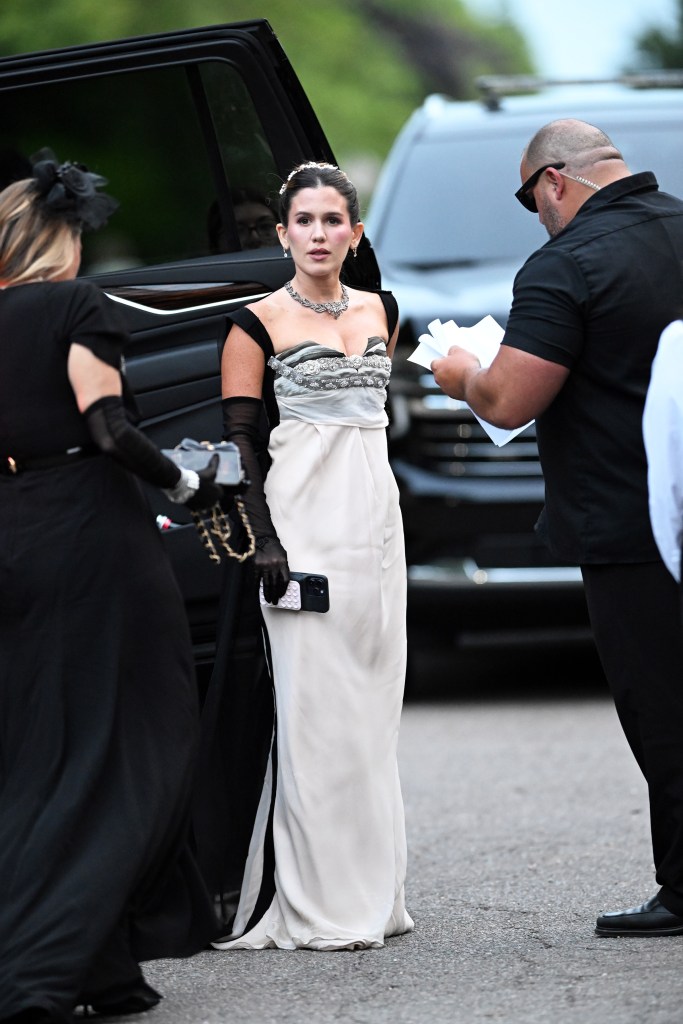 Guests, including JLo's mother Guadalupe, arrive at Jennifer Lopez's seemingly 'Bridgerton' inspired 55th birthday party in The Hamptons. 
