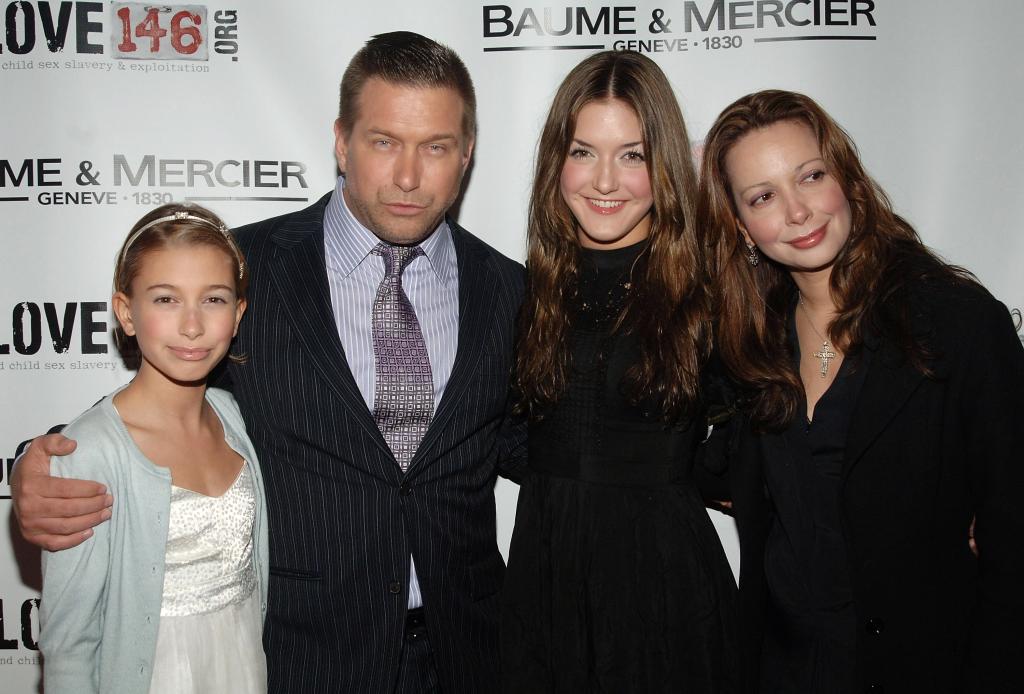 Hailey Baldwin, actor Stephen Baldwin, Alaia Baldwin and Kennya Baldwin 