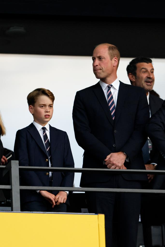 Prince William and Prince George.