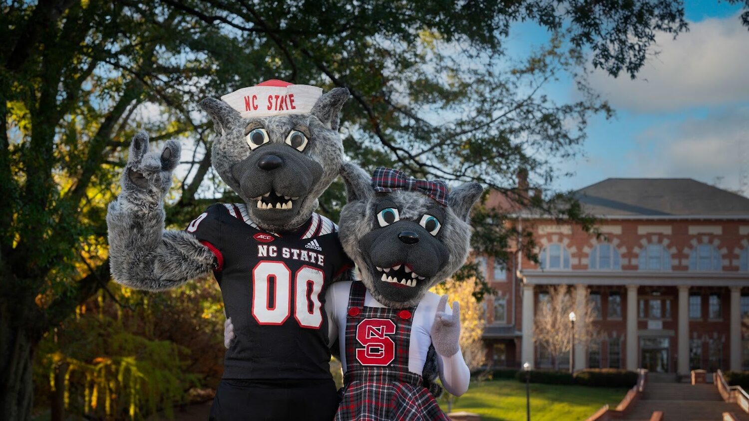 Mr. and Ms Wuf in plaid