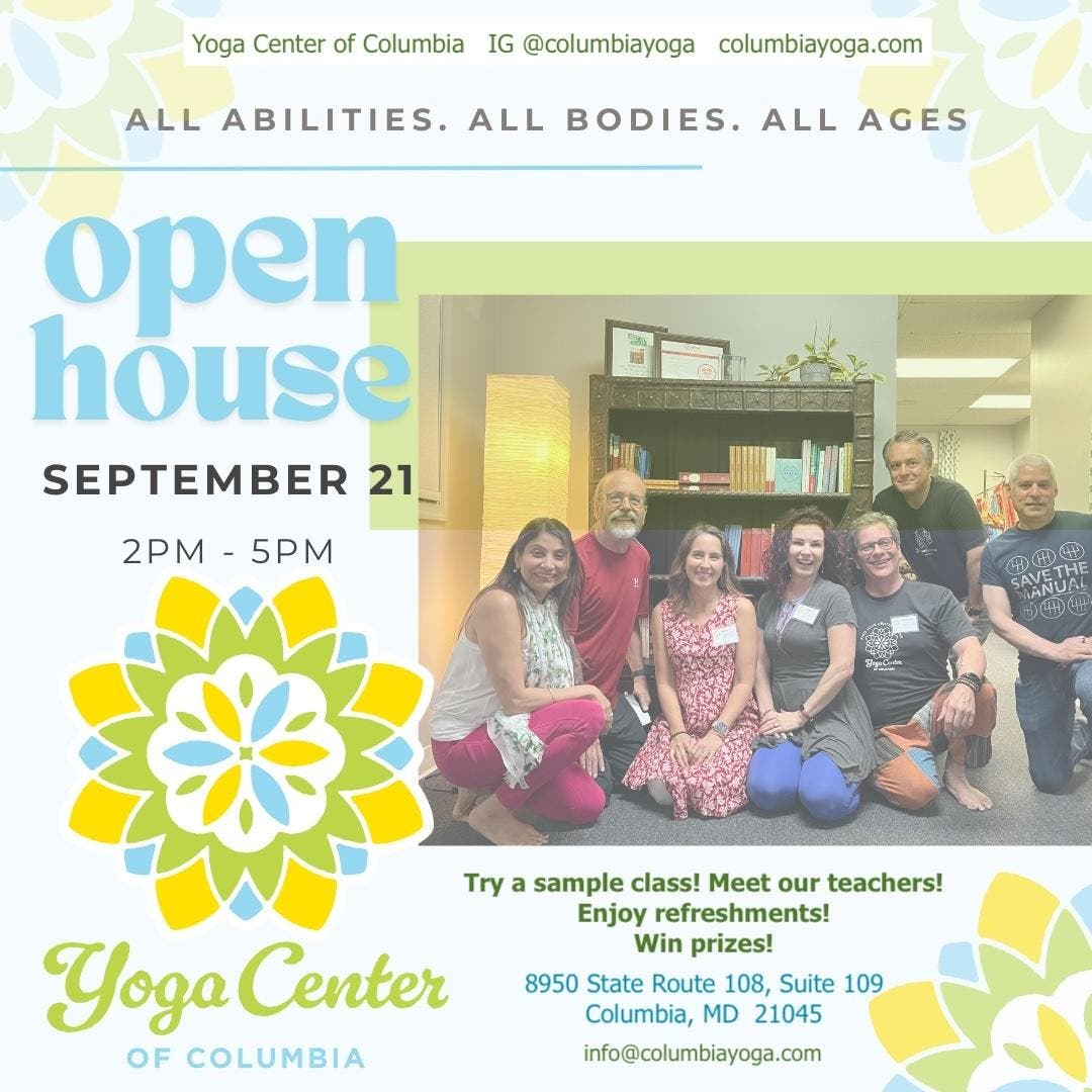 Open House at the Yoga Center of Columbia