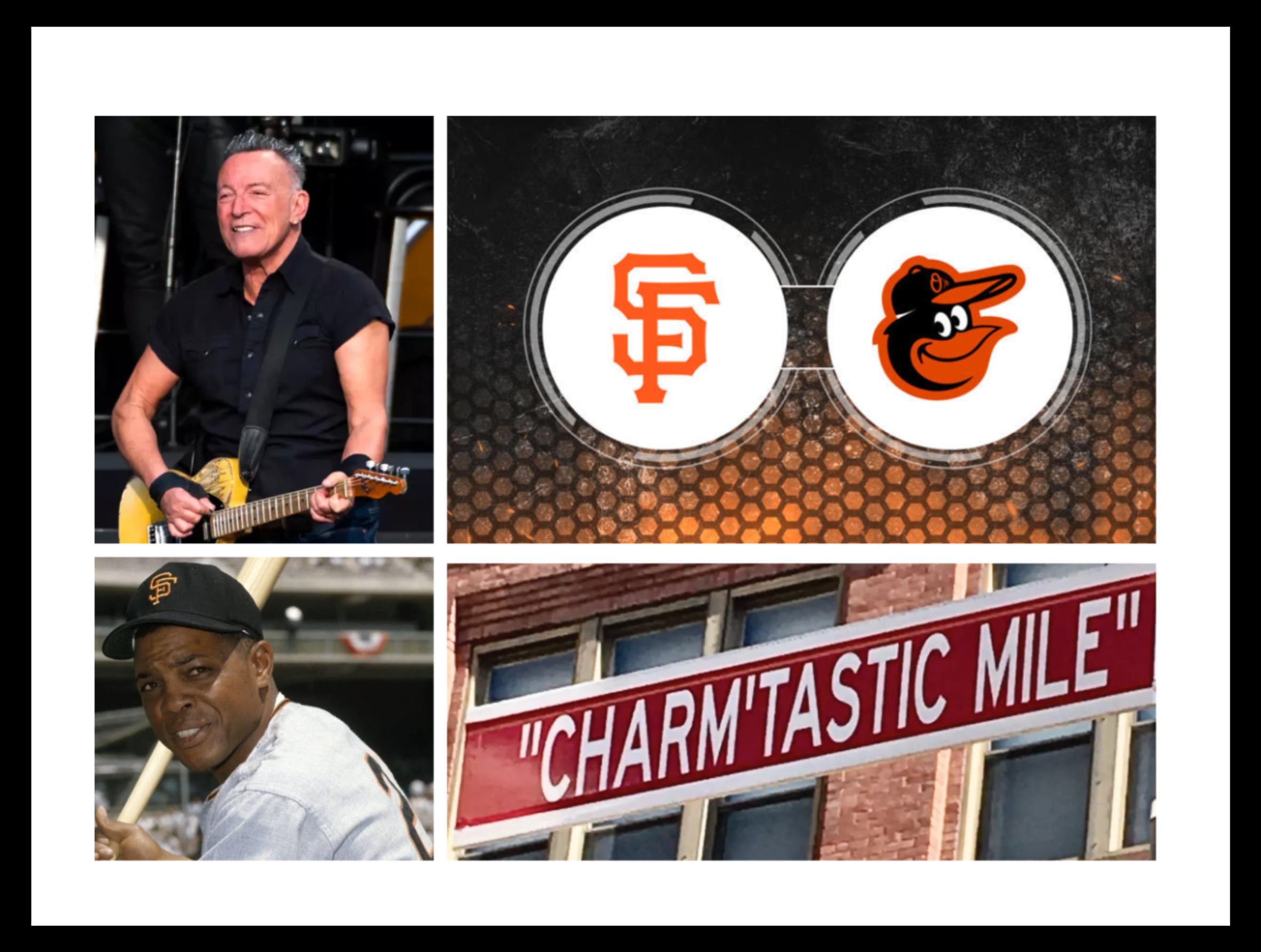 Oriole Park: Springsteen "The Boss" to O's Shutout 10-0 Loss vs SF Giants, Willie Mays Honored