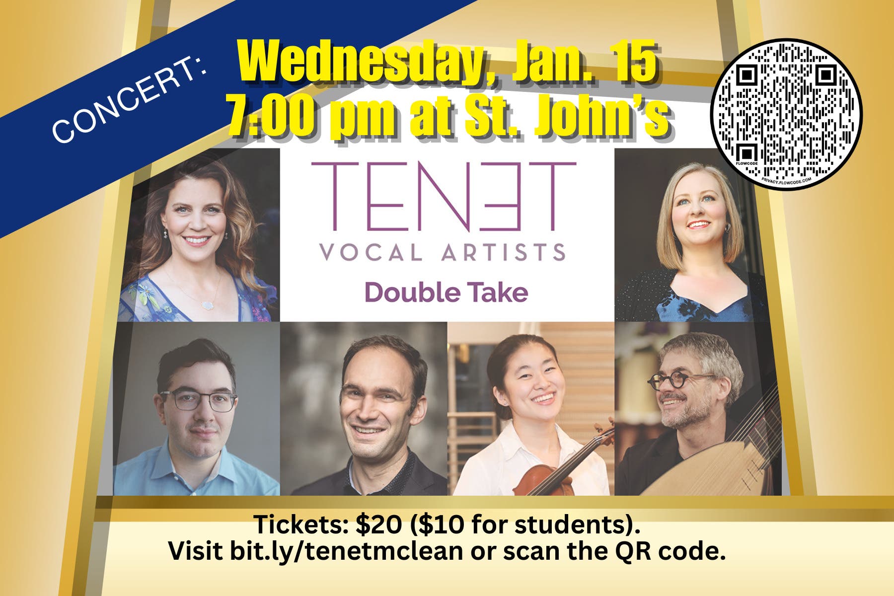 Concert: Tenet Vocal Artists