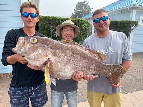 MOCO Angler Catches Record-Breaking Yellowedge Grouper In Ocean City