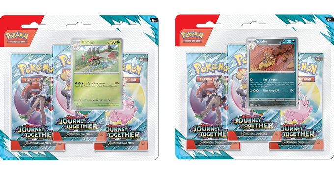 Pokemon Journey Together - 3 Pk Booster