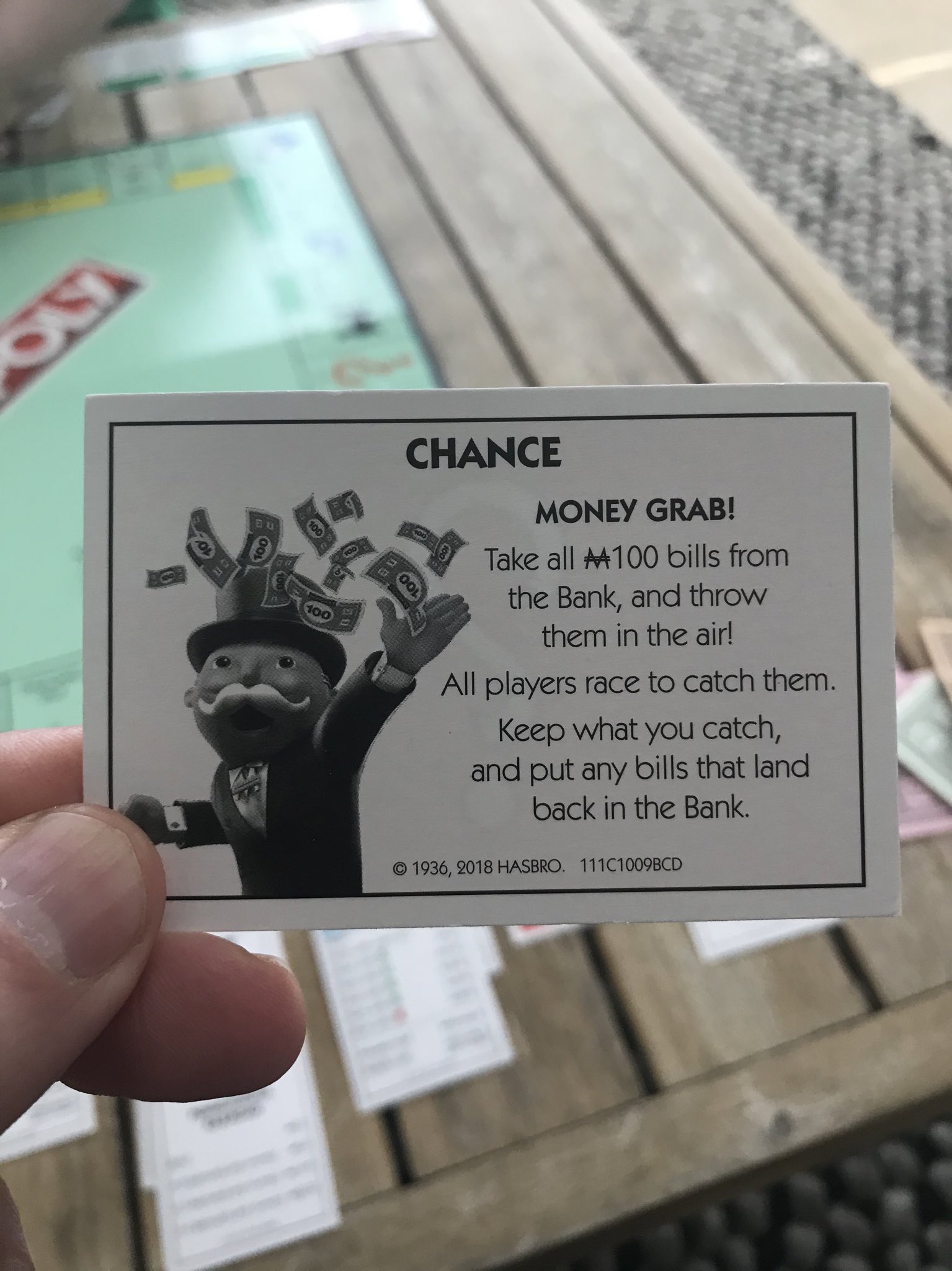 Monopoly Chance Cards Back