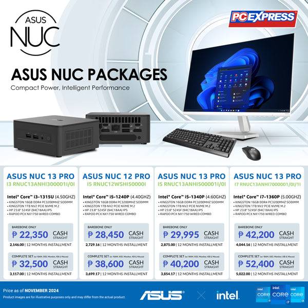 ASUS NUC 13 Pro - (RNUC13ANHI700001/0I/1I) Intel® Core™ i7 Mini Desktop