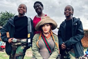 madonna poses with twins in malawi