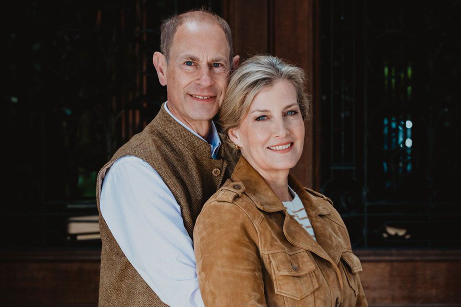 Prince Edward & Sophie anniversary photo the Duke and Duchess of Edinburgh Taken at Bagshot Park 