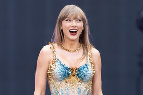 Taylor Swift performs on stage during "Taylor Swift | The Eras Tour" at Wembley Stadium on June 21, 2024 in London, England