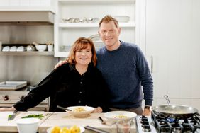 Ina Garten, Bobby Flay and Fresh Fettucine with Anchovy Butter, as seen on Be My Guest with Ina Garten, Season 4.