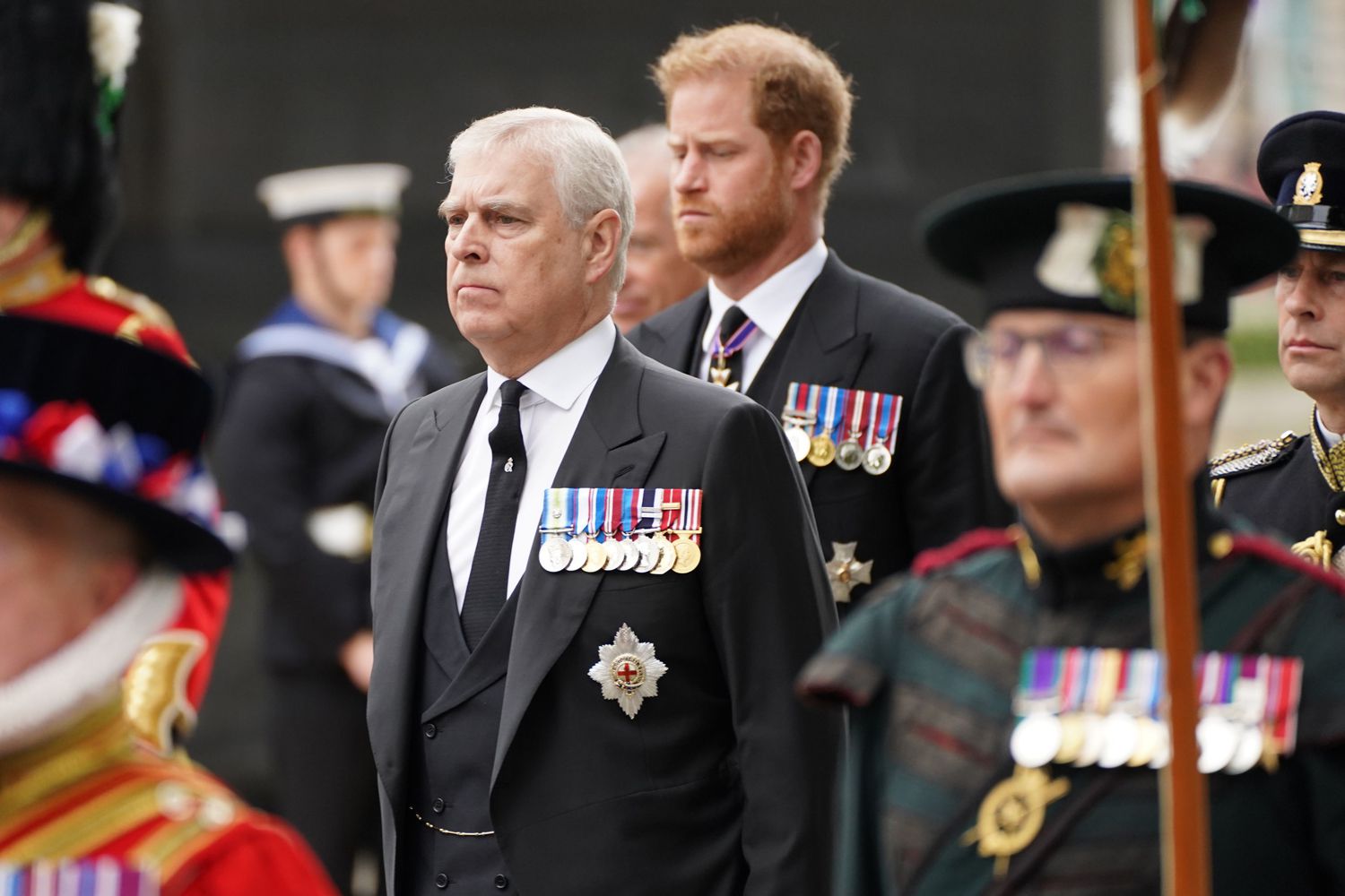 Prince Andrew and Prince Harry