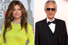 Shania Twain attends The BRIT Awards 2023; Andrea Bocelli attends the 96th Annual Academy Awards