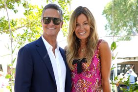 Scott Latner and Kelly Killoren Bensimon attend the 2023 Hampton Classic Horse Show Longines Grand Prix on September 3, 2023