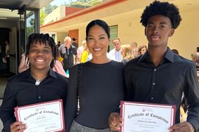 Kimora Lee Simmons Celebrates Sons Kenzo and Gary Graduating Middle School