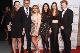Megan Ramsay, Gordon Ramsay, Matilda Ramsay, Tana Ramsay, Holly Ramsay and Jack Ramsay at the BAFTA Children's Awards at The Roundhouse on November 20, 2016 in London, England