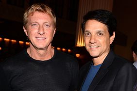 Ralph Macchio and William Zabka