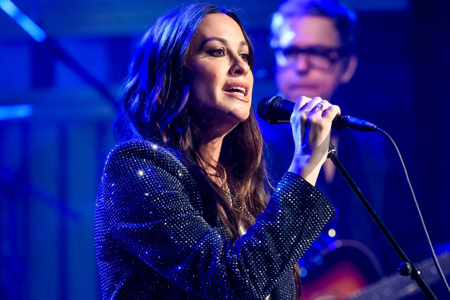 Alanis Morissette performs on Friday, December 15, 2023