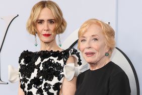 Sarah Paulson and Holland Taylor attend the 77th Annual Tony Awards at David H. Koch Theater at Lincoln Center on June 16, 2024