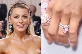 Blake Lively attends "In America: An Anthology of Fashion," the 2022 Costume Institute Benefit on May 02, 2022 in New York City. ; Blake Lively, ring detail, at the Cinema Society screening of "Cafe Society" on July 13, 2016 in New York City. 