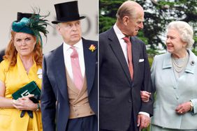 Sarah Ferguson, Prince Andrew image split with Prince Philip and Queen Elizabeth