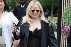 Nicola Coughlan attends day thirteen of the Wimbledon Tennis Championships at the All England Lawn Tennis and Croquet Club on July 13, 2024 in London, England.