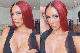 Kim Kardashian's Bright Red Hair