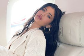 Kylie Jenner on her private jet