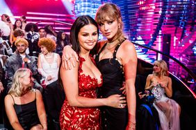 Selena Gomez and Taylor Swift attend the 2023 Video Music Awards at Prudential Center on September 12, 2023 in Newark, New Jersey